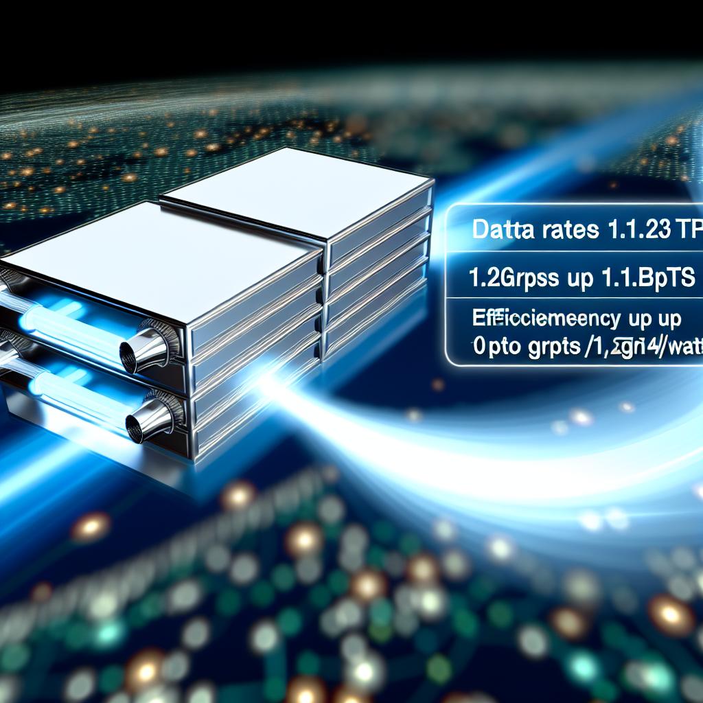 Up to 1.2 Tbps Data Rate Energy Efficient Performance with Varnish
